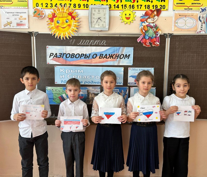 Разговоры о важном &amp;quot;Крым и Севастополь: 10 лет в родной гавани&amp;quot; 2 б класс.
